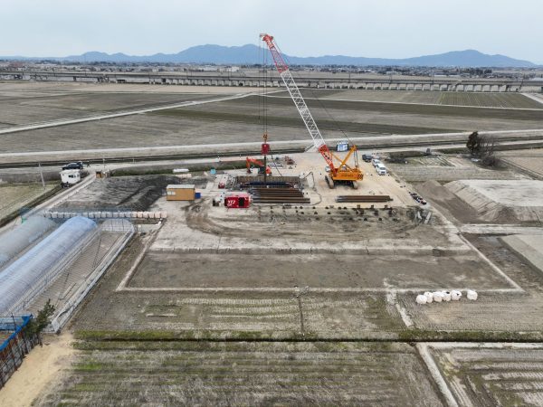 針ヶ曽根地区　第2号揚水機場第1次工事 写真