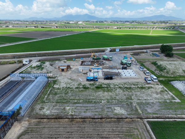 針ヶ曽根地区　第2号揚水機場第1次工事 写真