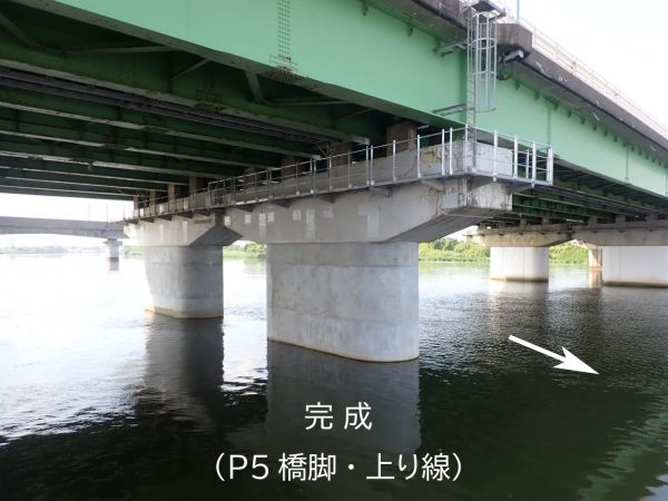 R5・6新潟大橋耐震補強工事 写真