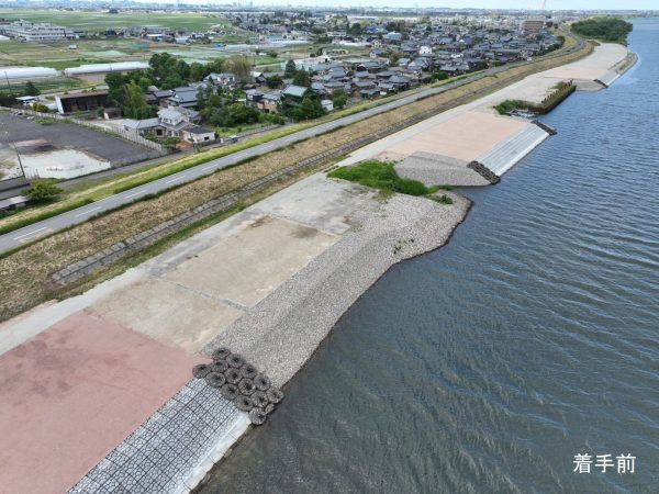 蔵岡低水護岸その９工事 写真